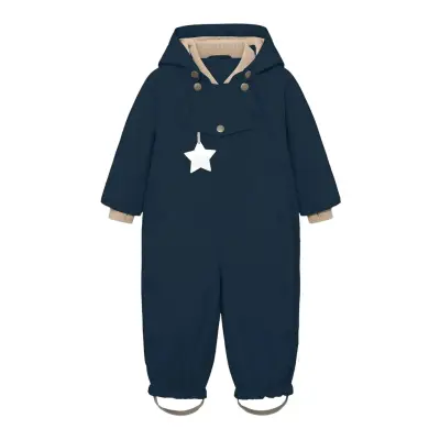 MINI A TURE Matwisti Fleece Lined Snowsuit. Grs - Navy - 86