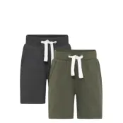 Minymo Basic 53 -Sweat Short (2-Pack) - White - 104