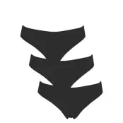 Missya Seamless String 3-Pack - Black - M