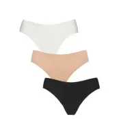 Missya Seamless String W Lace 3-Pack - Beige - M