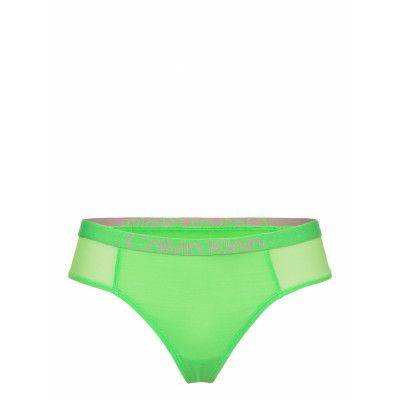 Modern Thong Stringtrosa Underkläder Green Calvin Klein