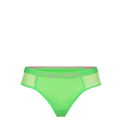 Modern Thong Stringtrosa Underkläder Green Calvin Klein