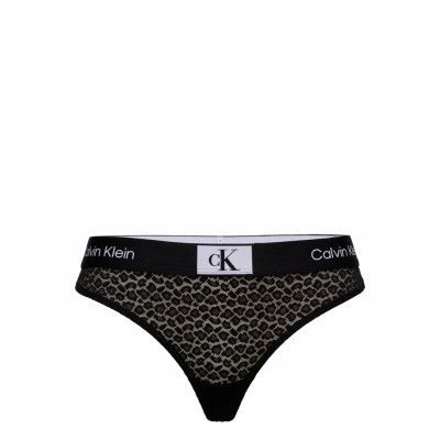 Modern Thong Stringtrosa Underkläder Svart Calvin Klein