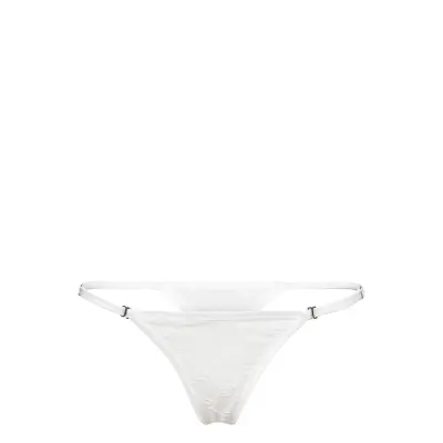 Mona Thong *Villkorat Erbjudande Stringtrosa Underkläder Vit OW Collection
