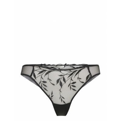 Moonst - Tanga Stringtrosa Underkläder Svart Etam