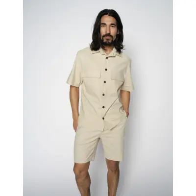 Mos Mosh Gallery Mmghunt Plage String Shorts - Cream - 50