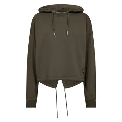 MOS MOSH Mmsalva Ls Hoodie Sweatshirt - Khaki green - XS