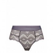Mrs. Grey Lace Highwaist String Stringtrosa Underkläder Grå Understatement Underwear
