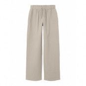 Nlfhussa String Straight Pant Bottoms Trousers Beige LMTD