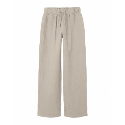 LMTD Nlfhussa String Straight Pant Beige