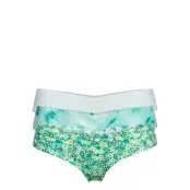 No Show Thong Pack Stringtrosa Underkläder Multi/mönstrad Aerie