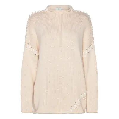 NORR Strings Knit Top - Cream - 36