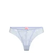 Olivia String R *Villkorat Erbjudande Stringtrosa Underkläder Blå Hunkemöller