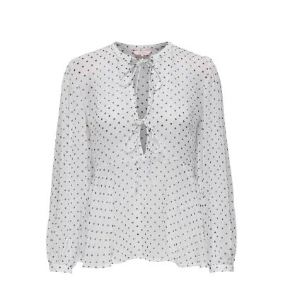 ONLY Onlisabella Ls String Top Wvn - White - XS