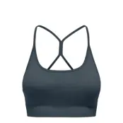 Only Play Onpdefy-2 String Seam Bra Marinblå