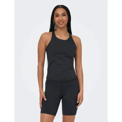 Only Play Onppoppy Sl String Aop Top - Black - M