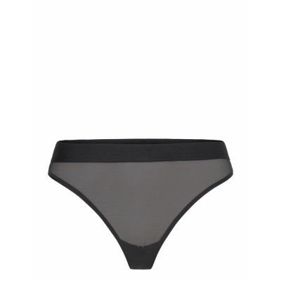 Organic Basics Mesh Thong Svart