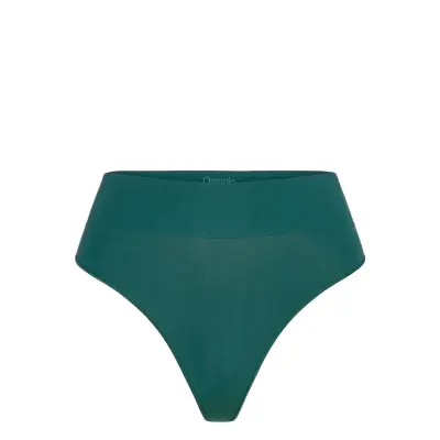Organic Basics Smooth Thong Grön