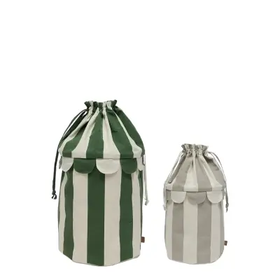 OYOY MINI Saga Basket - Set Of 2 - Green - ONE SIZE