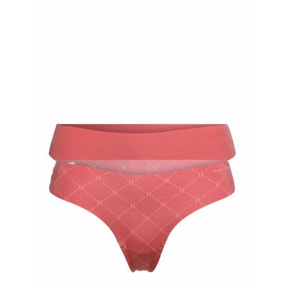 Performance Thong 2P *Villkorat Erbjudande Stringtrosa Underkläder Rosa Björn Borg