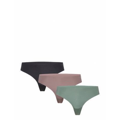 Performance Thong 3P *Villkorat Erbjudande Stringtrosa Underkläder Multi/mönstrad Björn Borg