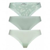 Ps Thong 3Pack Print Stringtrosa Underkläder Blå Under Armour