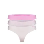 Ps Thong 3Pack Print Stringtrosa Underkläder Rosa Under Armour