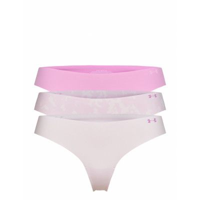 Ps Thong 3Pack Print Stringtrosa Underkläder Rosa Under Armour