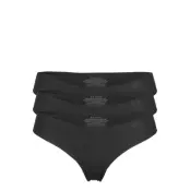 Ps Thong 3Pack *Villkorat Erbjudande Stringtrosa Underkläder Svart Under Armour