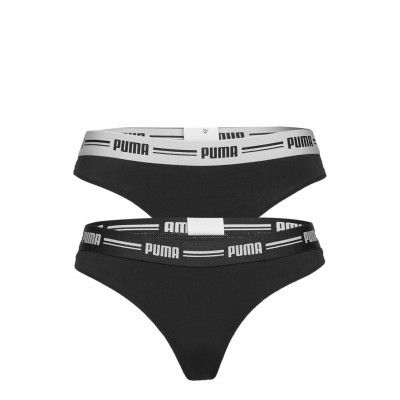 Puma Iconic String 2p Hang Stringtrosa Underkläder Svart PUMA