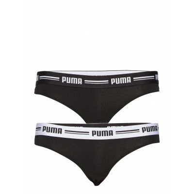 Puma Iconic String 2p Packed Stringtrosa Underkläder Svart PUMA