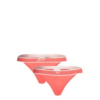 PUMA Puma Women Tanga String 2P Pack - Coral - S