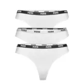Puma String 3P Pack *Villkorat Erbjudande Stringtrosa Underkläder Vit PUMA