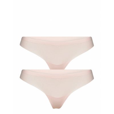 Puma Women Seamless String 2P Hang *Villkorat Erbjudande Stringtrosa Underkläder Rosa PUMA