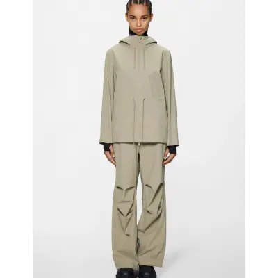 Rains Suva Hardshell String W Jacket W3 - Beige - S