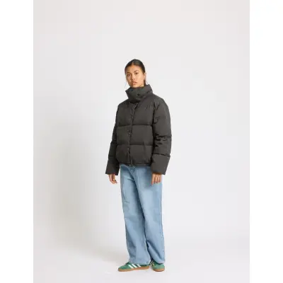 Rethinkit Studios Puffer Boxi Jacket Shelter - Grey - XS/S