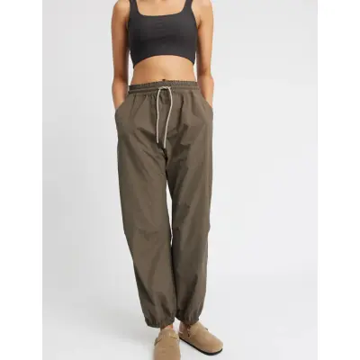 Rethinkit Studios Track Loose Pants Palma - Brown - M