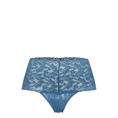 9K1926-Blac *Villkorat Erbjudande Lingerie Panties High Waisted Panties Blå Hanky Panky