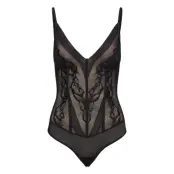 Riley String Body Bodies Slip Svart Wolford