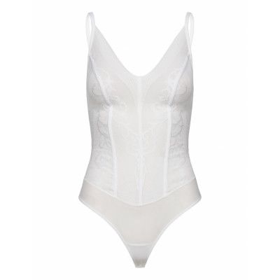 Riley String Body Bodies Slip Vit Wolford