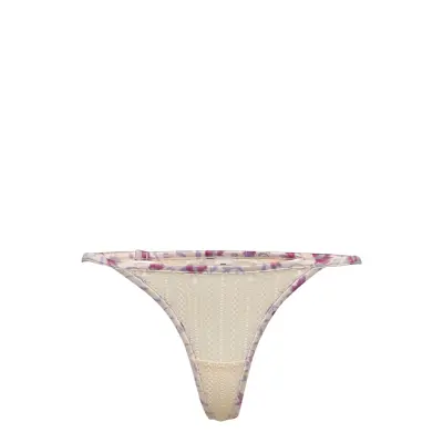 Roomie Stringtrosa Underkläder Creme Love Stories