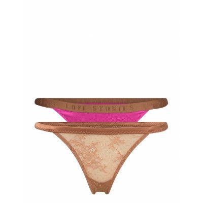 Roomservice Stringtrosa Underkläder Brun Love Stories
