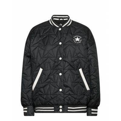 Rpc Padded Baseball Jacket Sport Jackets Bomber Svart Converse