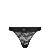 Saboteur Lace G-String Stringtrosa Underkläder Svart Understatement Underwear