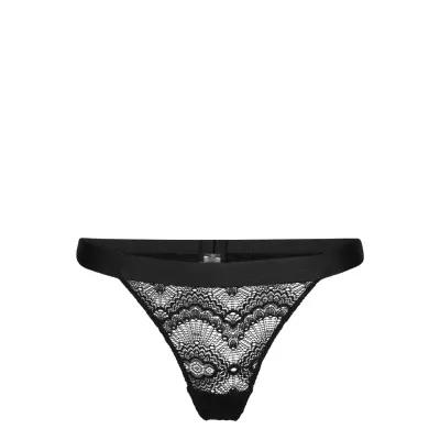 Saboteur Lace G-String Stringtrosa Underkläder Svart Understatement Underwear