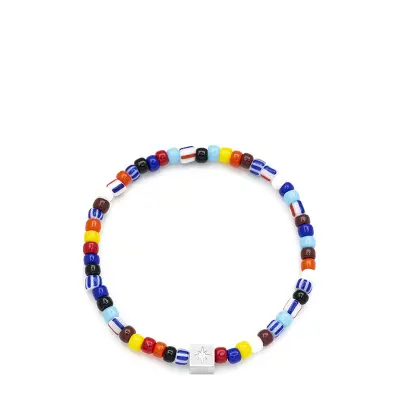 Samie Samie - Bracelet With Colored Pearls Multi/patterned