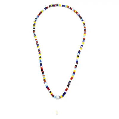 Samie Samie - Necklace With Colored Pearls Multi/patterned