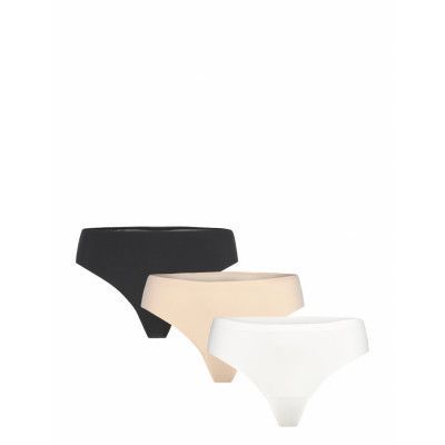 Missya Seamless String W Lace 3-Pack Beige