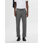 Selected Slh196-Straight Robert String Pant Noos - Grey - S
