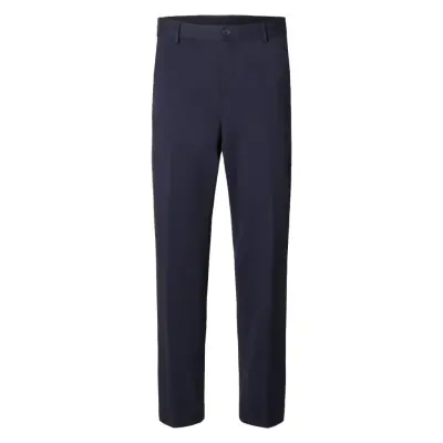 Selected Slhslimtape-Delon String Jersey Flex Trs - Navy - 46